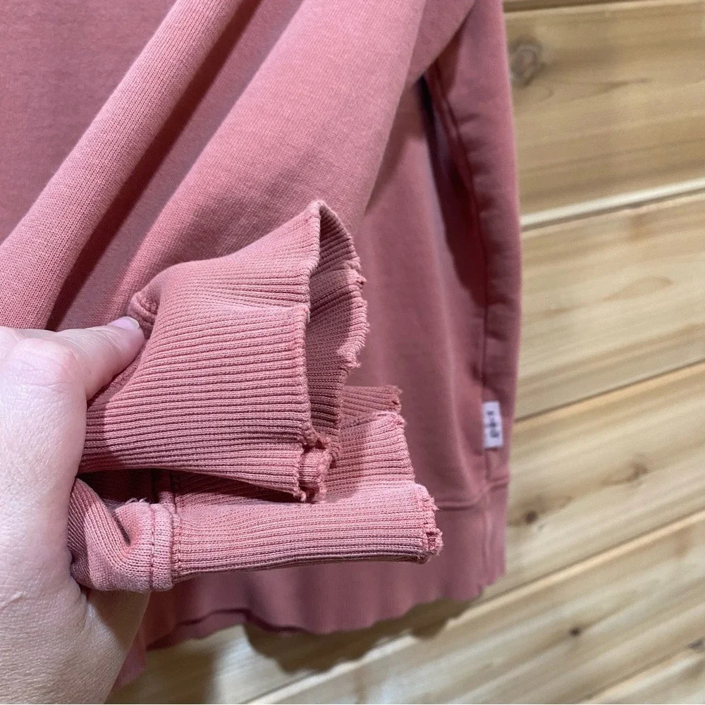 Pact Women's Dusty Rose Crew Neck‎ Sweater Small Organic Cotton